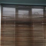 For sale: Wood effect slat blinds