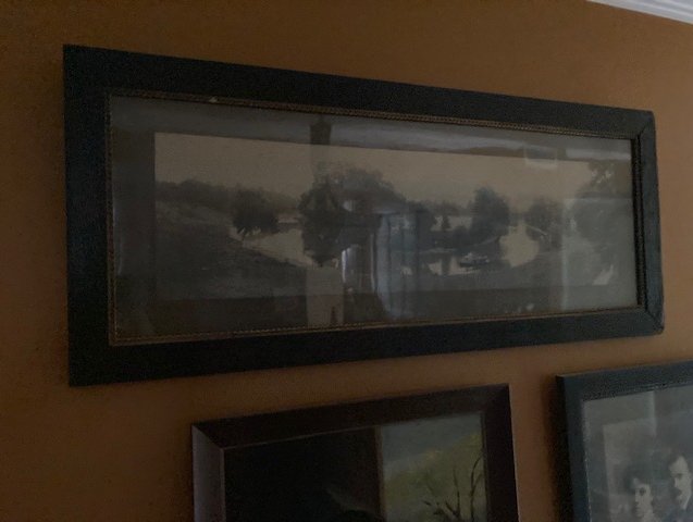 Turn-of-the-century framed photo of Grand River