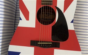 For sale: 1982 Fender Gemini semi- Acoustic. Limited edition with Union Jack finish. Absolutely amazing sounding guitar.