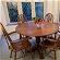 For sale: Stunning dining table and 4 carver chairs
