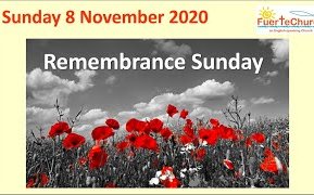 Rememberance Sunday 2020