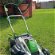 For sale: Battery Powered Cordless Sterwins Lawnmower with Bag, Charger and 2 Batteries