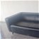 For sale: X3 black faux leather sofa's