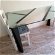 For sale: Glass dining room table